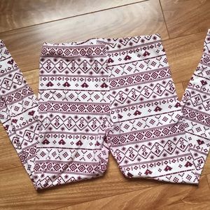Winter forever 21 printed leggings